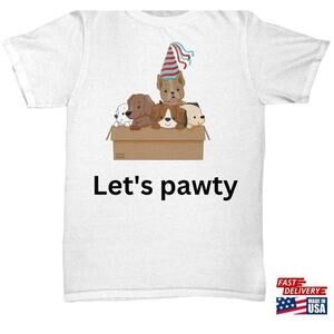 Happy Dog Hat Party Shirts Birthday Dress For Dogs Unisex Classic